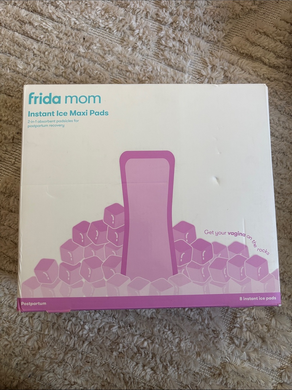 Frida Mom Instant Ice Maxi Pads - Pink